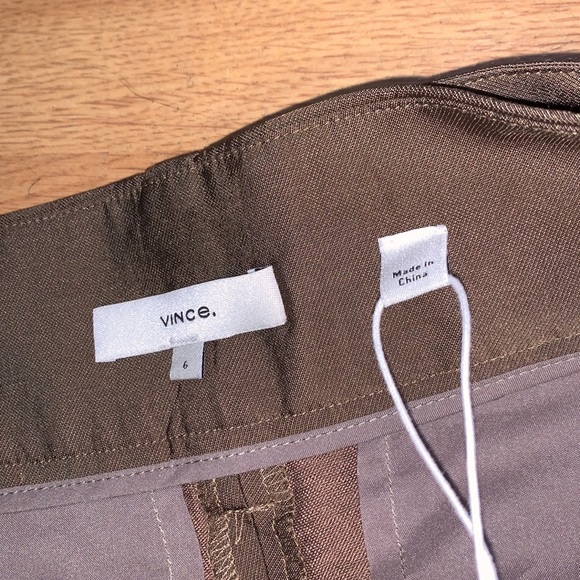 NWT Vince - High Waist Belted Tapered Pants, Size 6 - Picture 13 of 16